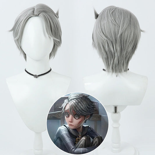 Games Cosplay Wigs Aesop Carl Blindspot Identity V Light Gray Wigs