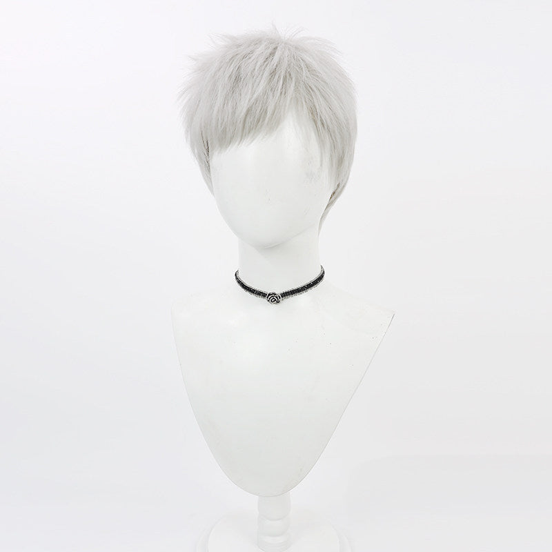 Games Cosplay Wigs Akihiko Sanada Grey Short Wigs Persona 3