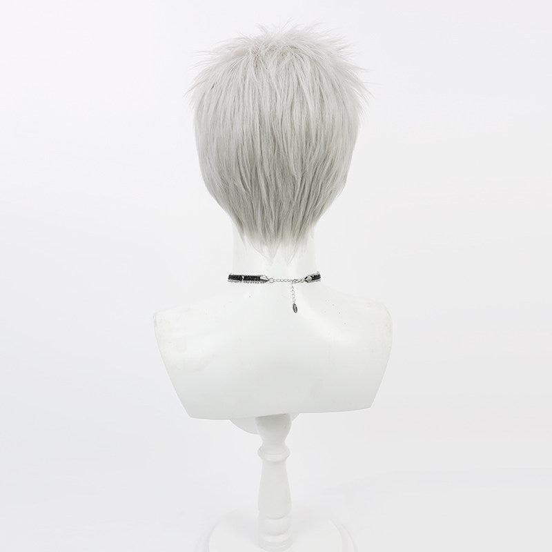 Games Cosplay Wigs Akihiko Sanada Grey Short Wigs Persona 3