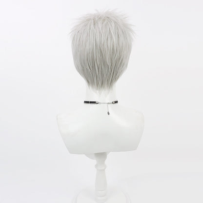 Games Cosplay Wigs Akihiko Sanada Grey Short Wigs Persona 3