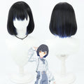 Games Cosplay Wigs An Shiraishi Black Gradient Short Hair PJSK
