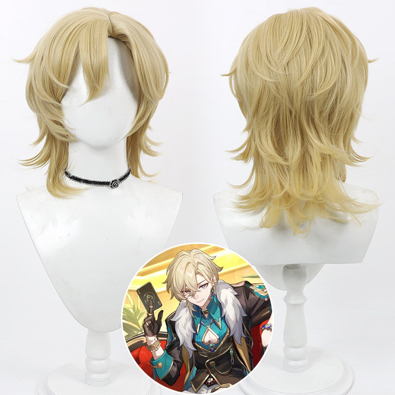 Games Cosplay Wigs Aventurine Honkai: Star Rail