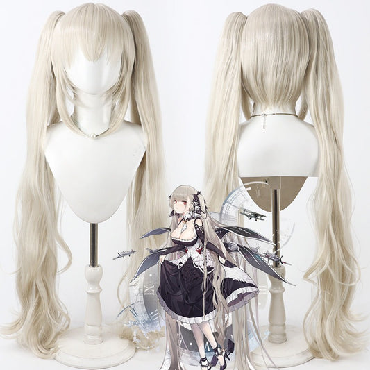 Games Cosplay Wigs Azur Lane HMS Formidable Beige Wigs