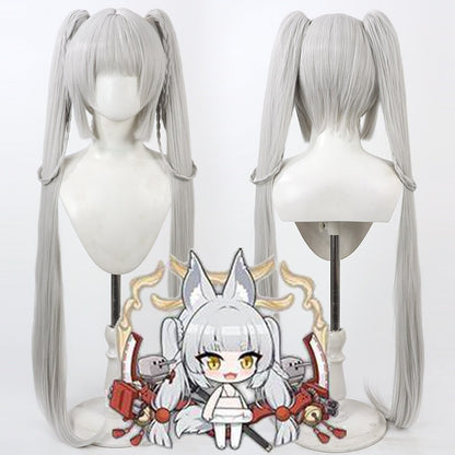 Games Cosplay Wigs Azur Lane IJN Asanagi Silver Wigs