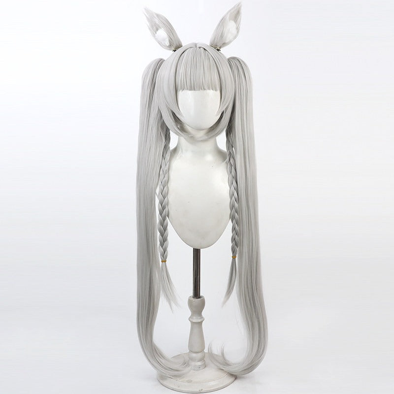 Games Cosplay Wigs Azur Lane IJN Asanagi Silver Wigs