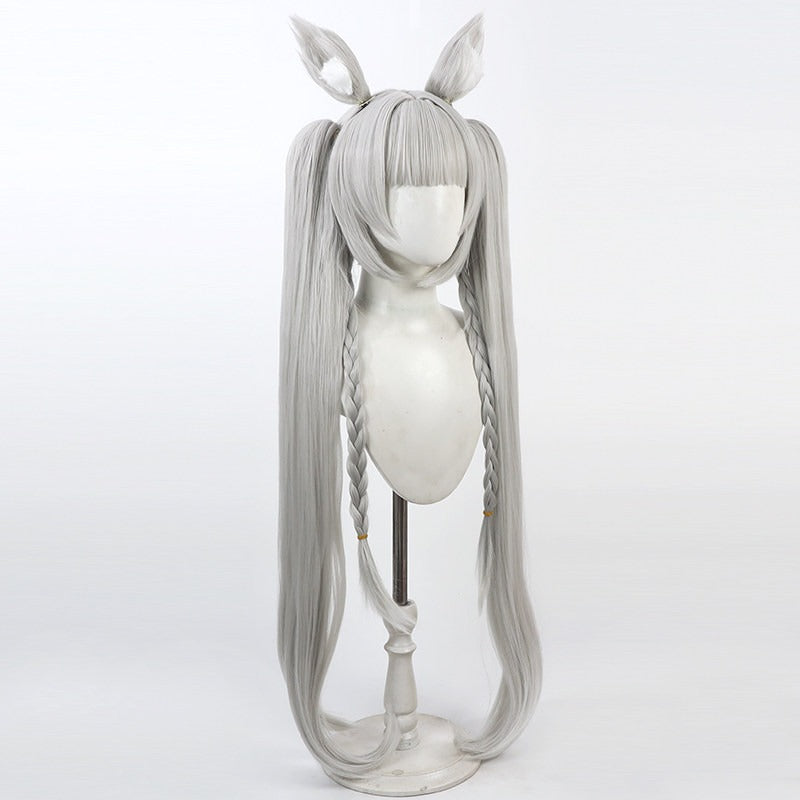 Games Cosplay Wigs Azur Lane IJN Asanagi Silver Wigs