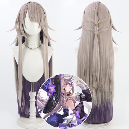 Games Cosplay Wigs Big The Herta Honkai: Star Rail