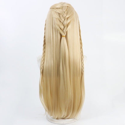 Games Cosplay Wigs Cartethyia Yellow Wigs Wuthering Waves