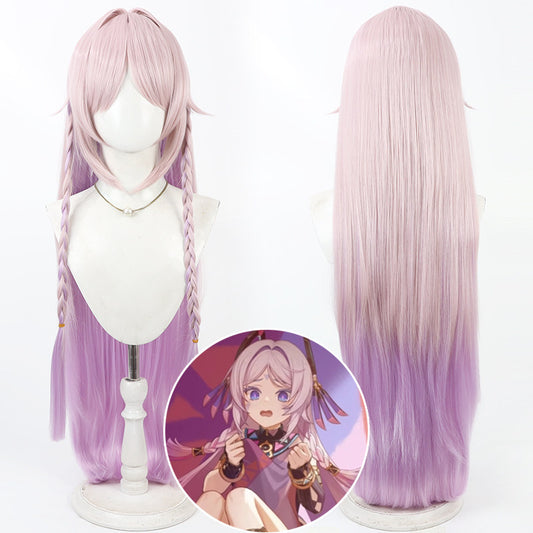 Games Cosplay Wigs Citlali Pink Wigs Genshin Impact