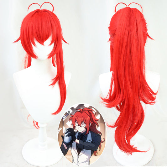 Games Cosplay Wigs Diluc Ragnvindr Genshin Impact