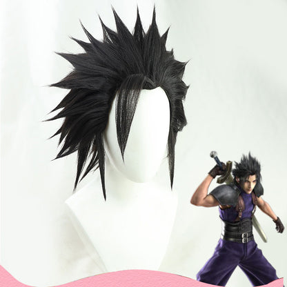 Games Cosplay Wigs FF7 Zack Fair Black Wigs Final Fantasy