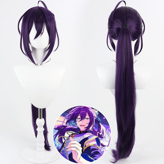 Cosplay Wigs Games Ayase Mayoi Purple Wigs Ensemble Stars!! Music