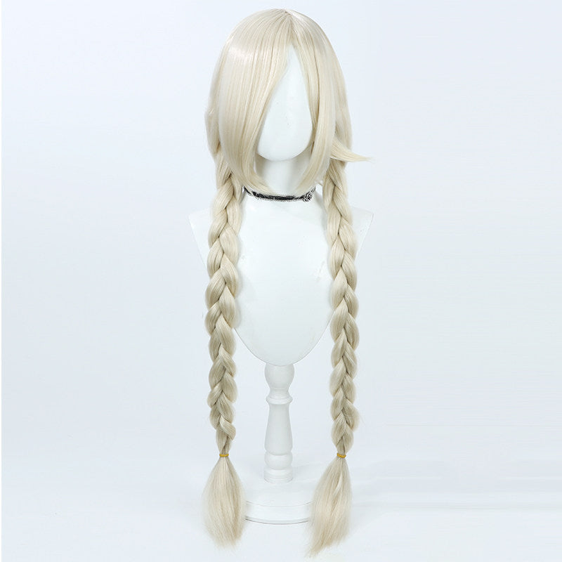 Games Cosplay Wigs IJN Owari Off White Wigs Azur Lane