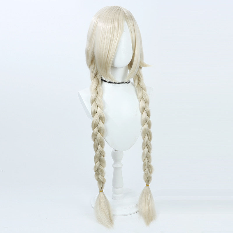Games Cosplay Wigs IJN Owari Off White Wigs Azur Lane