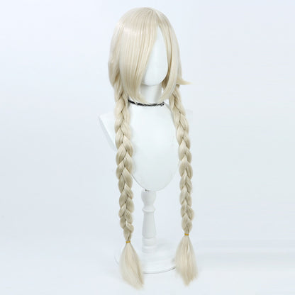 Games Cosplay Wigs IJN Owari Off White Wigs Azur Lane