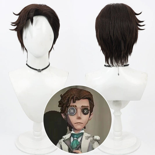 Games Cosplay Wigs Identity V Novelist Orpheus Brown Wigs