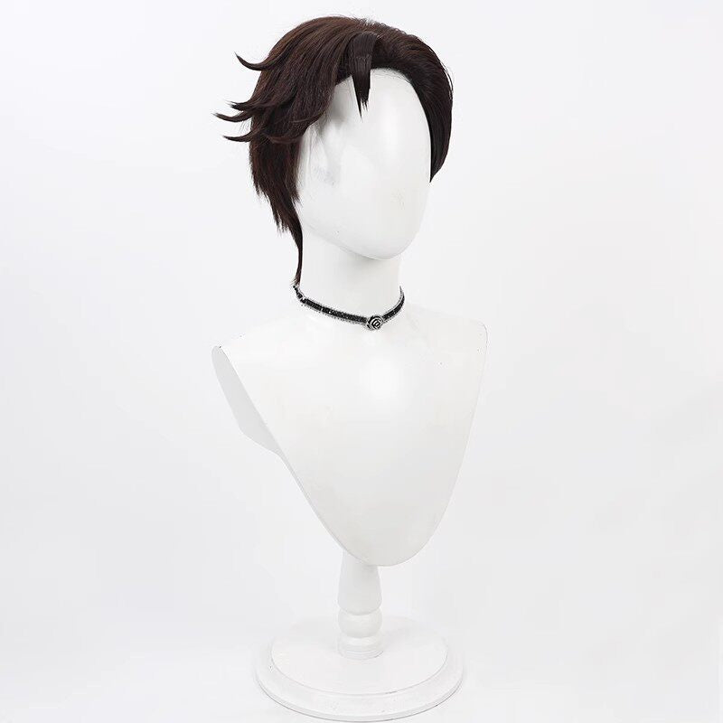 Games Cosplay Wigs Identity V Novelist Orpheus Brown Wigs