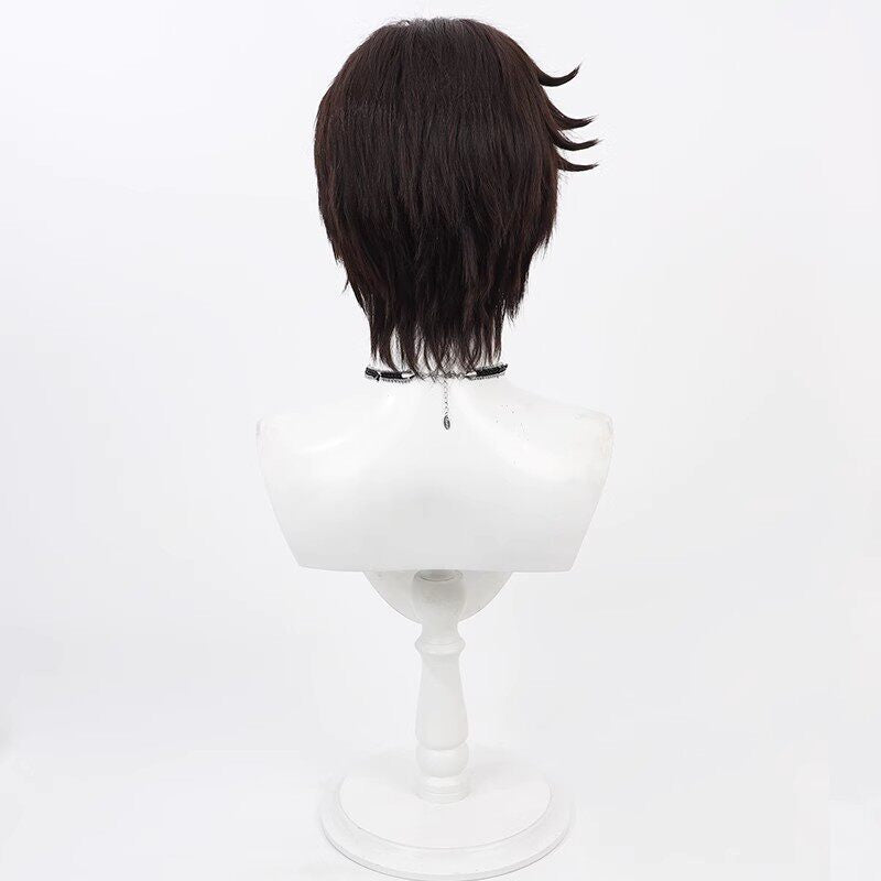 Games Cosplay Wigs Identity V Novelist Orpheus Brown Wigs