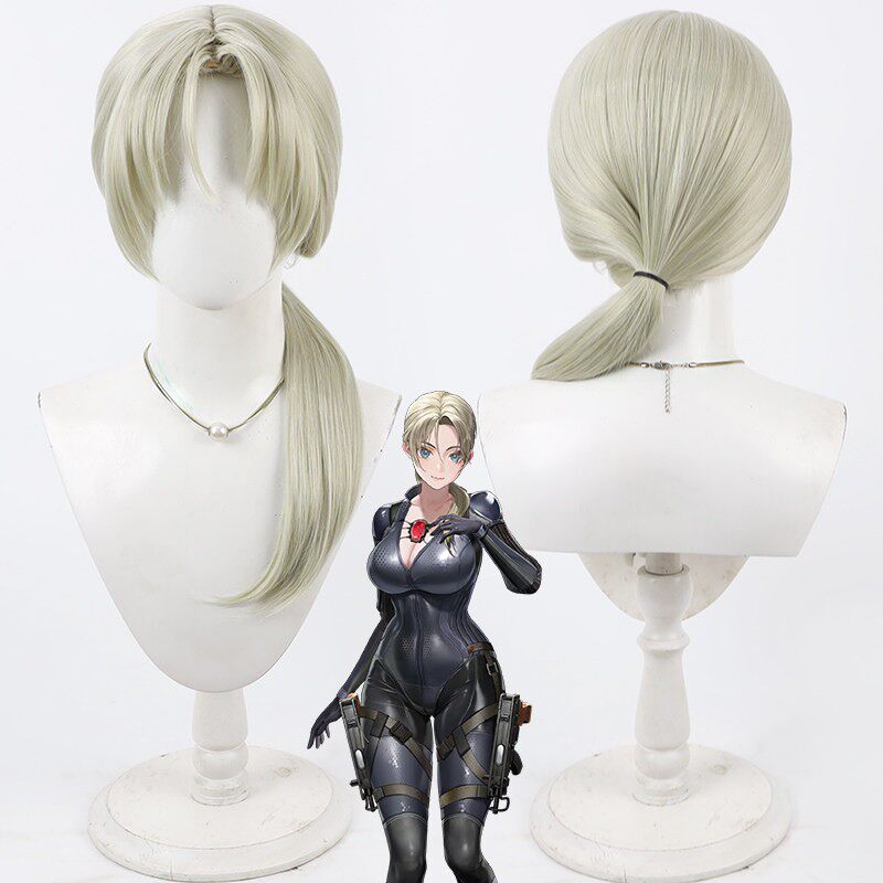 Games Cosplay Wigs Jill Valentine Resident Evil 5