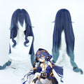 Games Cosplay Wigs Layla Gradient Curly Wigs Genshin Impact