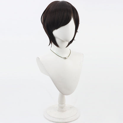 Games Cosplay Wigs Limbus Company Outis Brown Short Wigs