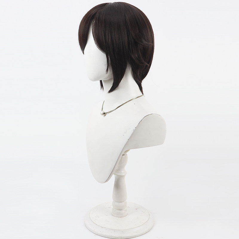 Games Cosplay Wigs Limbus Company Outis Brown Short Wigs