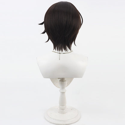 Games Cosplay Wigs Limbus Company Outis Brown Short Wigs