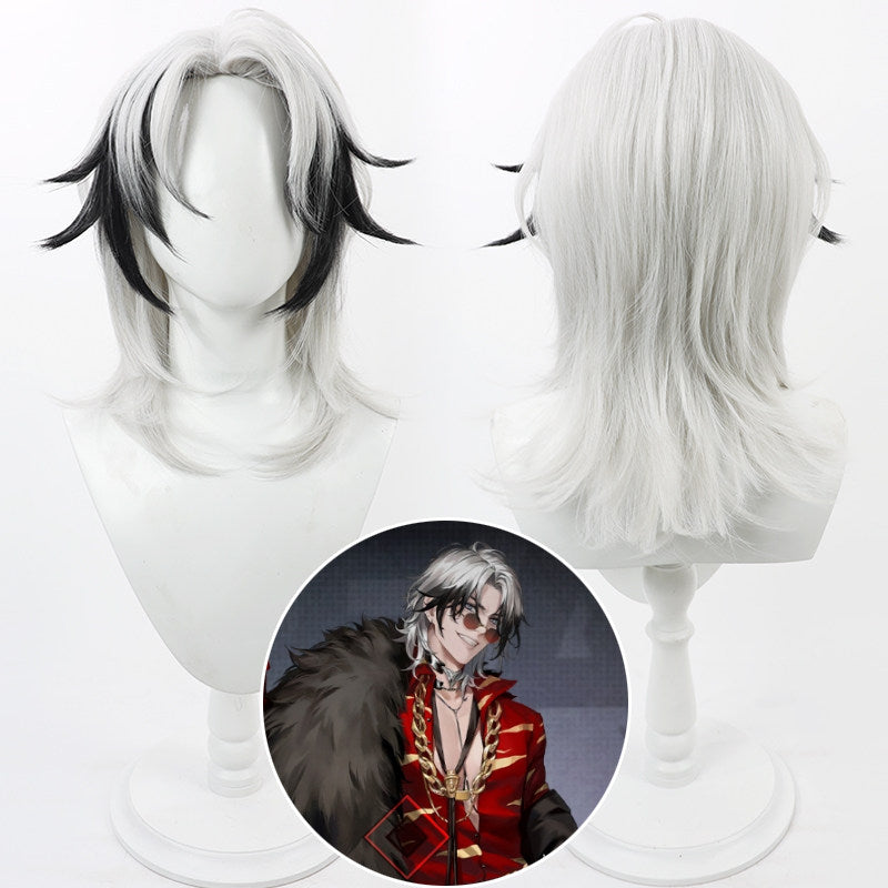 Games Cosplay Wigs Path to Nowhere Levy White Gradient Wigs