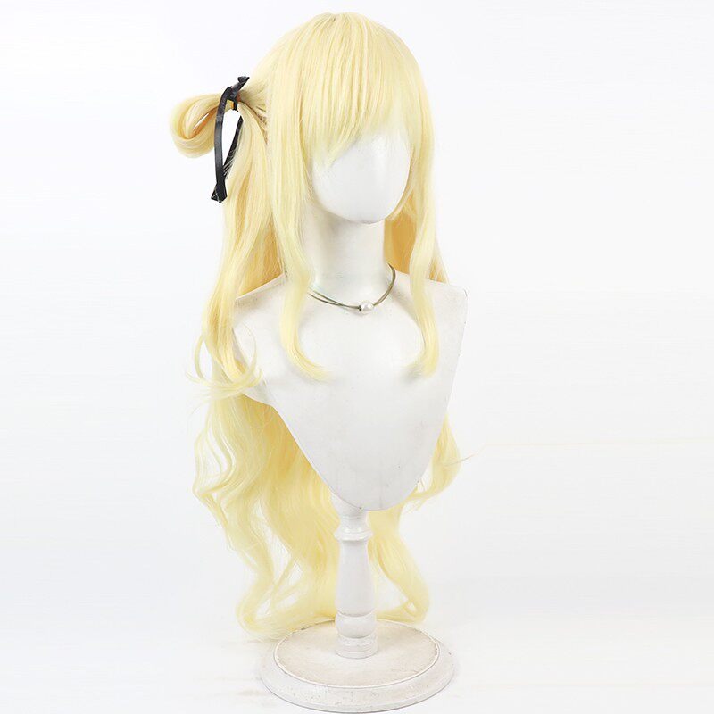 Games Cosplay Wigs Phoebe Wuthering Waves Yellow Wig