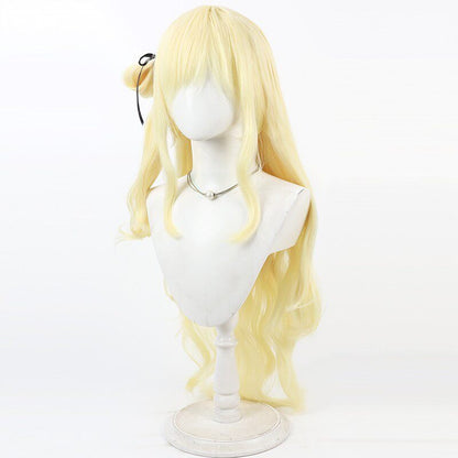 Games Cosplay Wigs Phoebe Wuthering Waves Yellow Wig