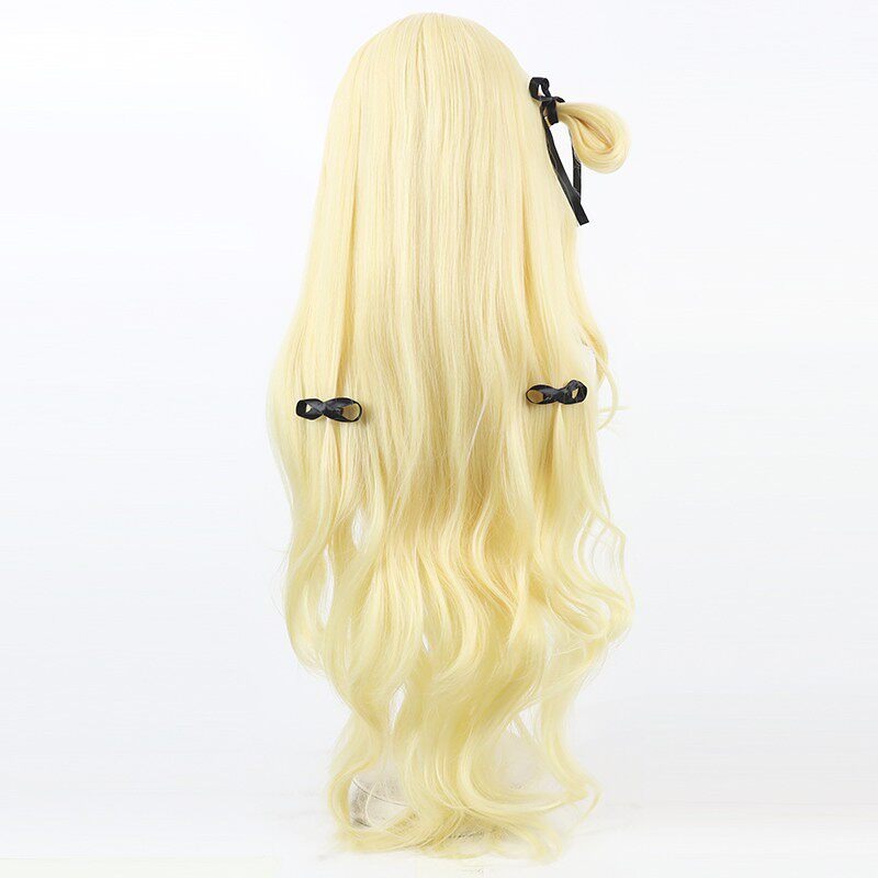 Games Cosplay Wigs Phoebe Wuthering Waves Yellow Wig