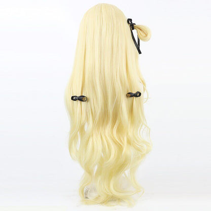 Games Cosplay Wigs Phoebe Wuthering Waves Yellow Wig