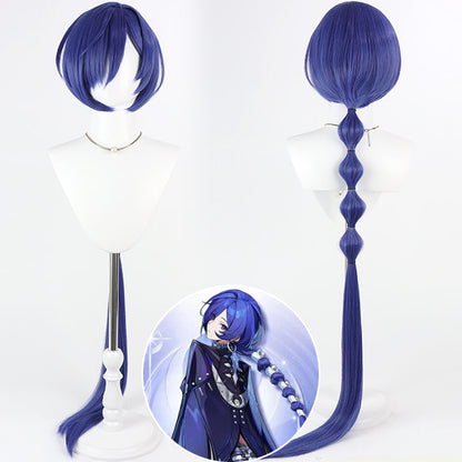 Games Cosplay Wigs Promeia Zenless Zone Zero Dark Blue Wigs