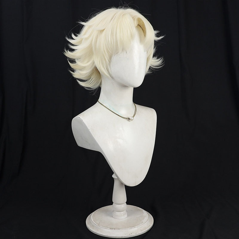 Games Cosplay Wigs Ronald Dazzling Lone Wolf Identity V Yellow Wigs