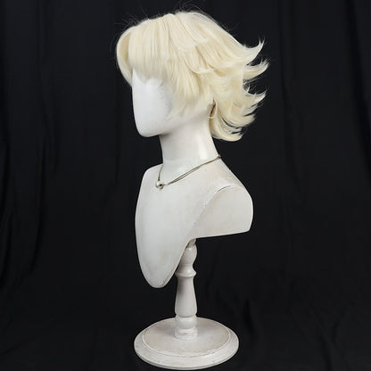 Games Cosplay Wigs Ronald Dazzling Lone Wolf Identity V Yellow Wigs