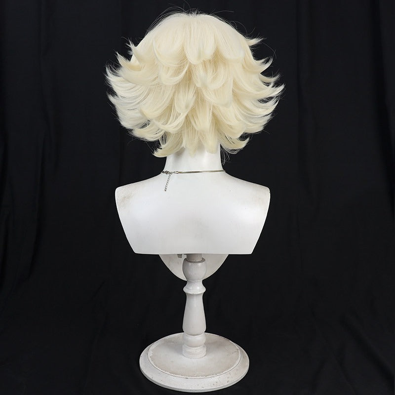 Games Cosplay Wigs Ronald Dazzling Lone Wolf Identity V Yellow Wigs