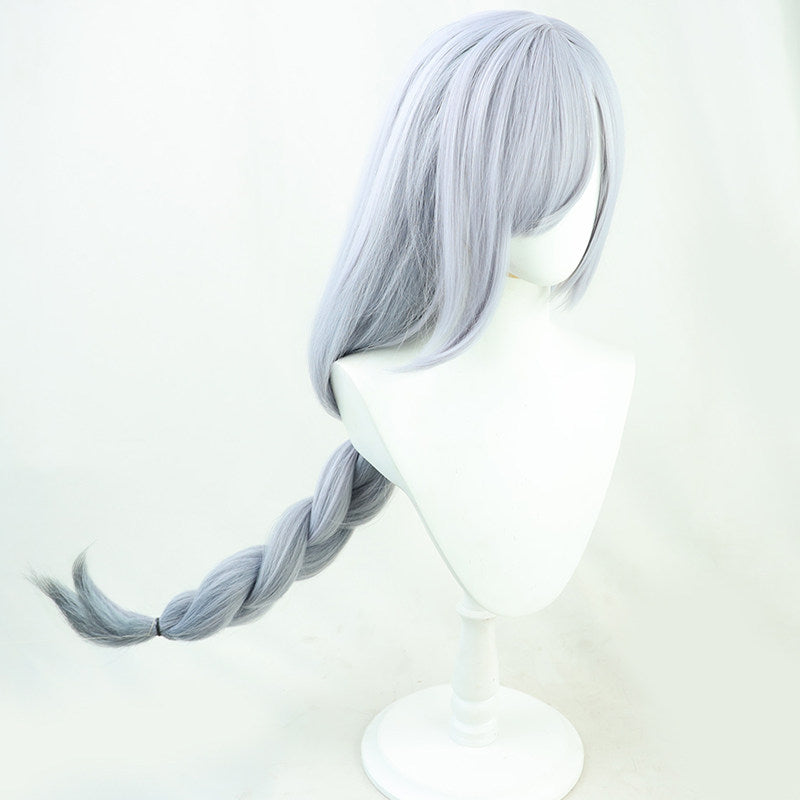 Games Cosplay Wigs Shenhe Genshin Impact Gradient Thick Braid Wigs
