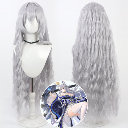 Games Cosplay Wigs Shinano Azur Lane Light Blue Wigs