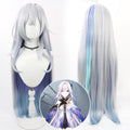 Games Cosplay Wigs Skirk Silver Grey Wigs Genshin Impact