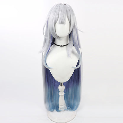 Games Cosplay Wigs Skirk Silver Grey Wigs Genshin Impact