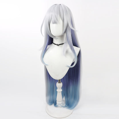 Games Cosplay Wigs Skirk Silver Grey Wigs Genshin Impact