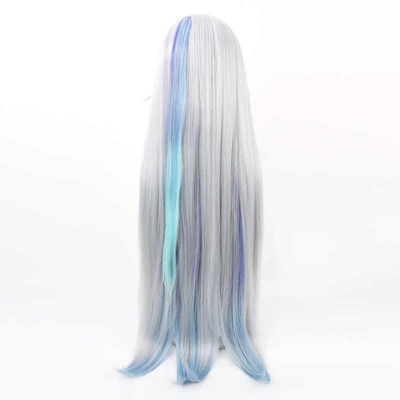 Games Cosplay Wigs Skirk Silver Grey Wigs Genshin Impact