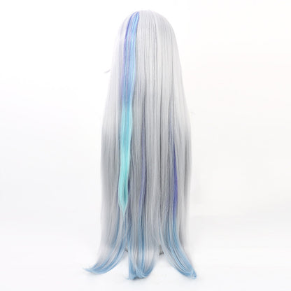 Games Cosplay Wigs Skirk Silver Grey Wigs Genshin Impact