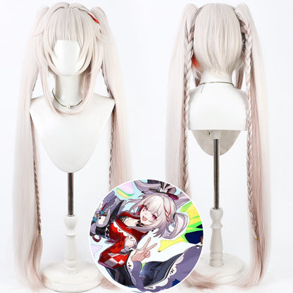 Games Cosplay Wigs Sparkle Off-white Wigs Honkai: Star Rail