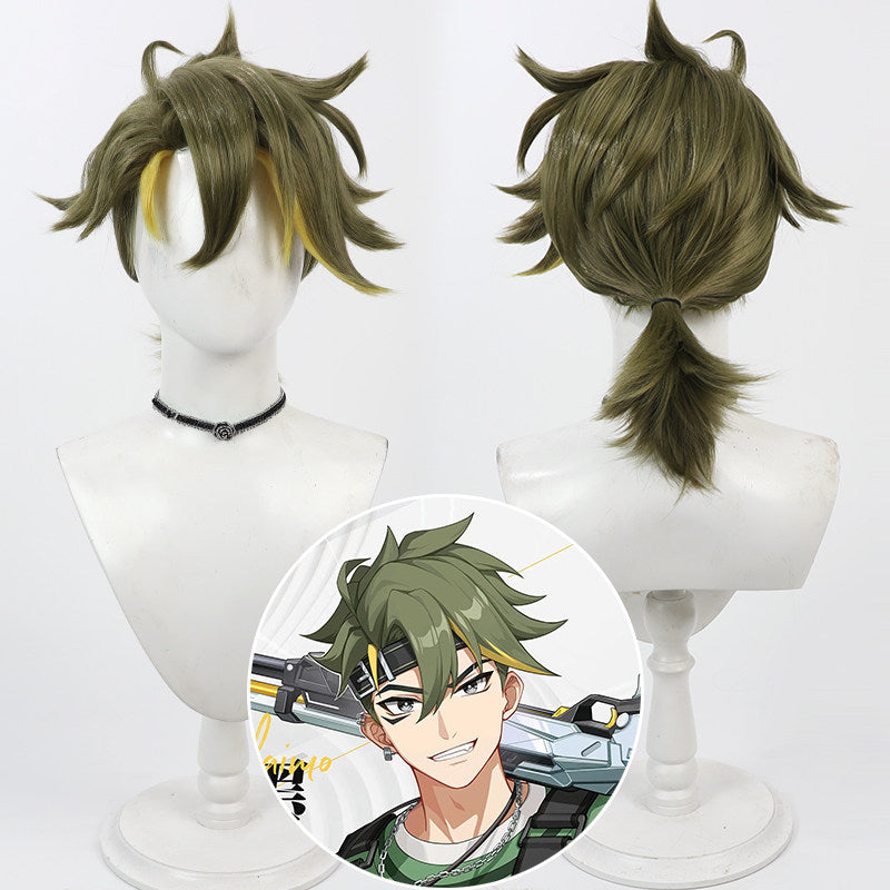 Games Cosplay Wigs Strinova Bai Mo