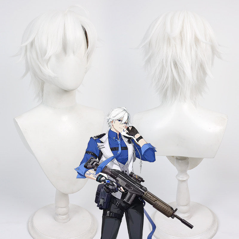 Games Cosplay Wigs Strinova Shin Tokai White Wigs