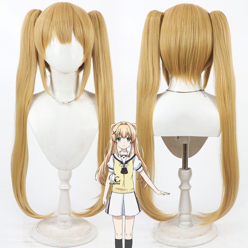 Games Cosplay Wigs Summer Pockets Tsumugi Wenders Wigs