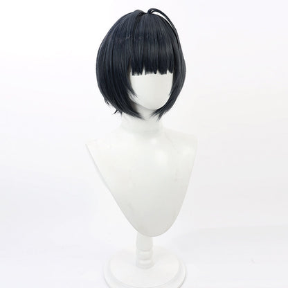 Games Cosplay Wigs Takemi Tae Navy Bob Scalp Wig Persona 5 Royal