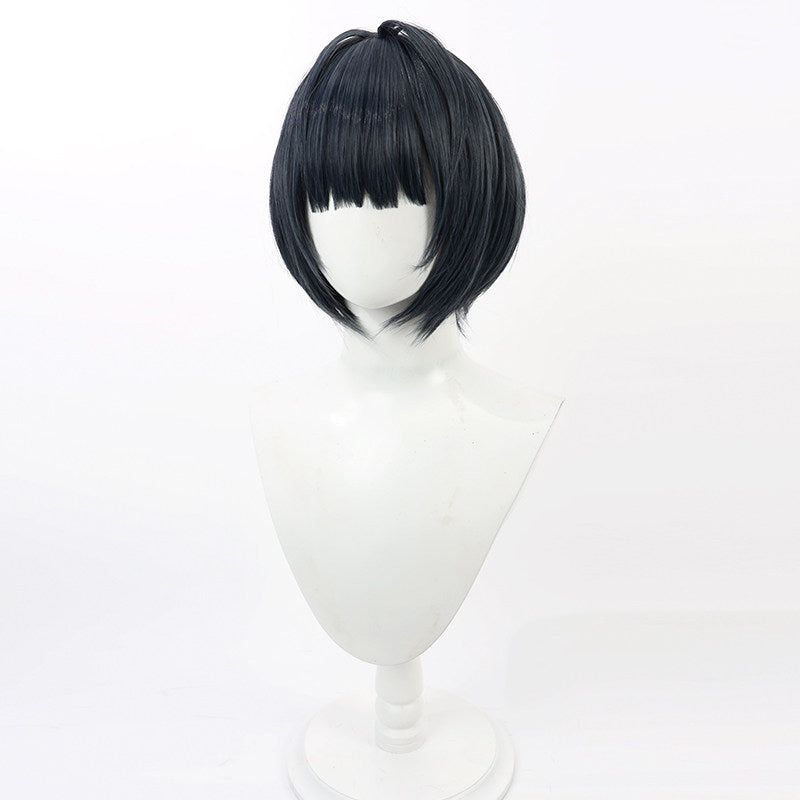 Games Cosplay Wigs Takemi Tae Navy Bob Scalp Wig Persona 5 Royal