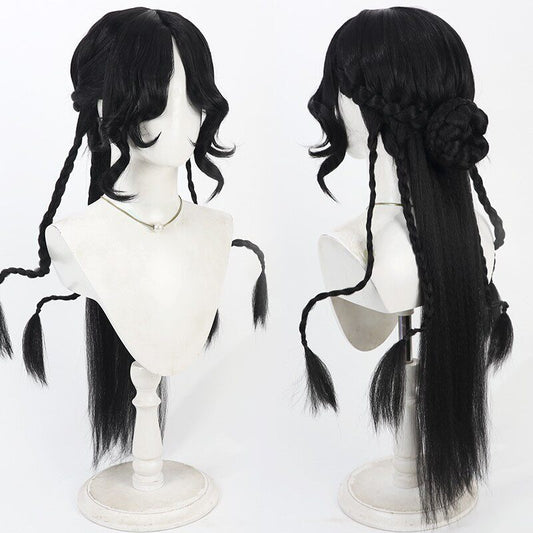 Games Cosplay Wigs The Envoy of Yog-Sothoth SS-Tier Identity V Black Wigs